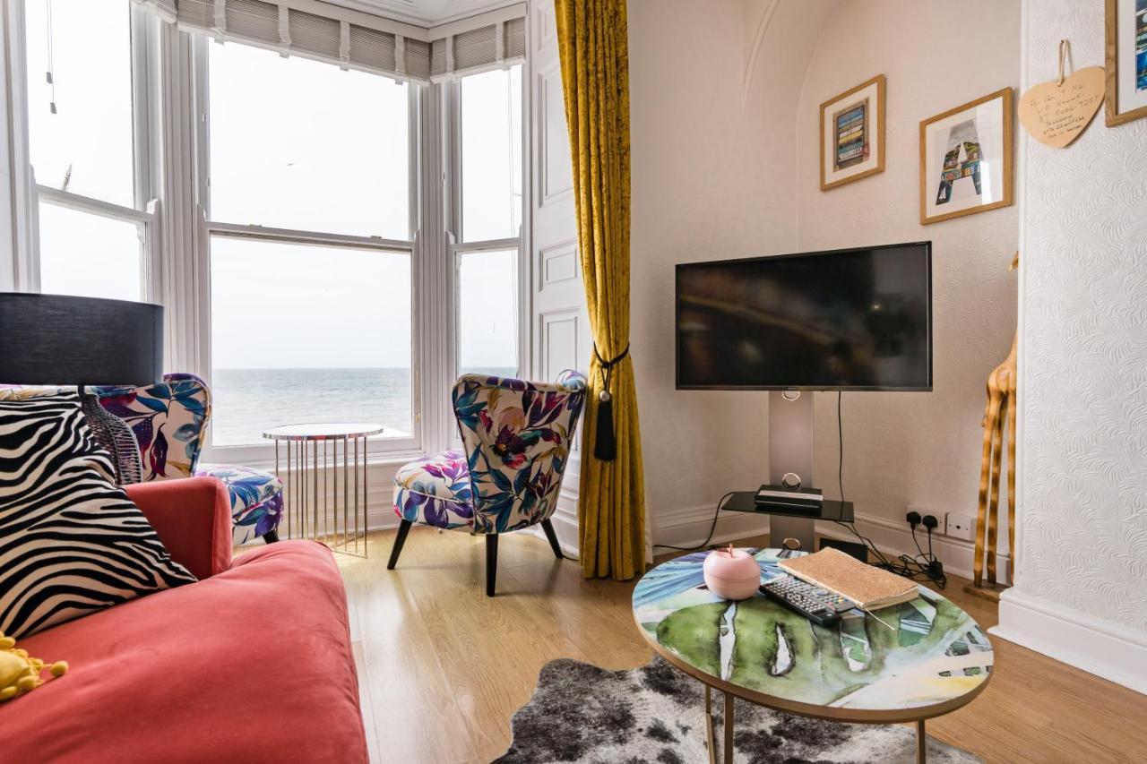 Sea View Ar Lan Y Mor Luxury Apartment Aberystwyth Eksteriør bilde