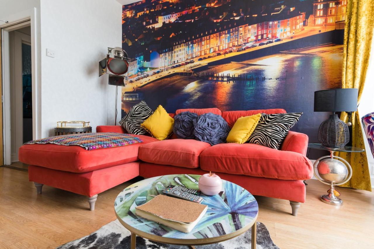 Sea View Ar Lan Y Mor Luxury Apartment Aberystwyth Eksteriør bilde